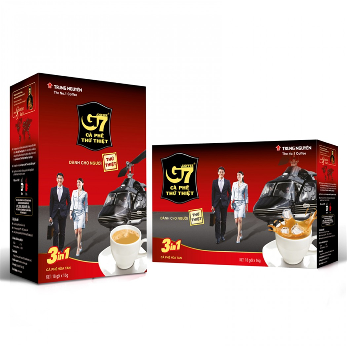 Cà phê G7 3in1 - Hộp 18 sticks 16gr